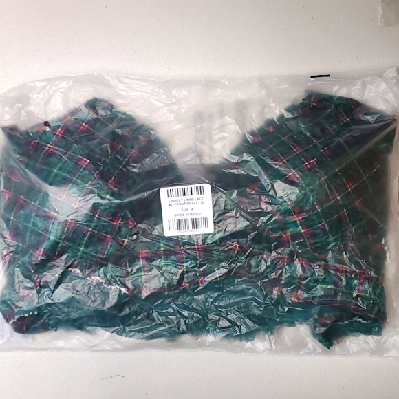 ❤️NWT VINTAGE TORRID BRALETTE - LIGHTLY LINED - LACE TRIM - XO DETAIL -PLUS SIZE - Picture 5 of 10